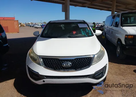 2016 Kia Sportage Lx from USA, damaged, VIN KNDPBCAC5G7815279